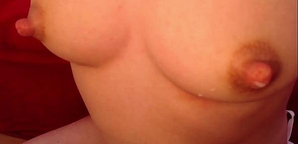  Close, closer, closest - closeup lactating, big nipples